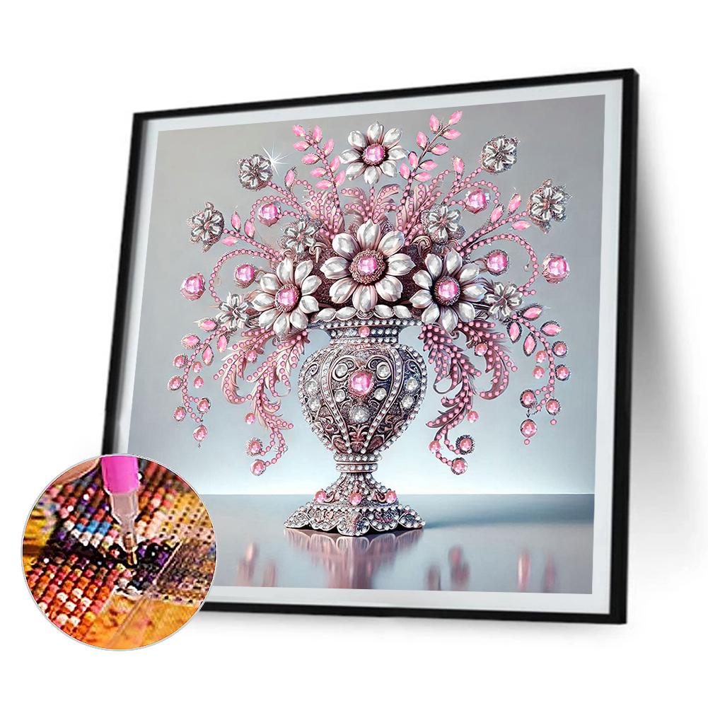 4pcs Partial Drill Special Shape Diamond Painting Kits 30x30cm Diamond Art Kits Crystal Rhinestone Paintings Home Wall Decor