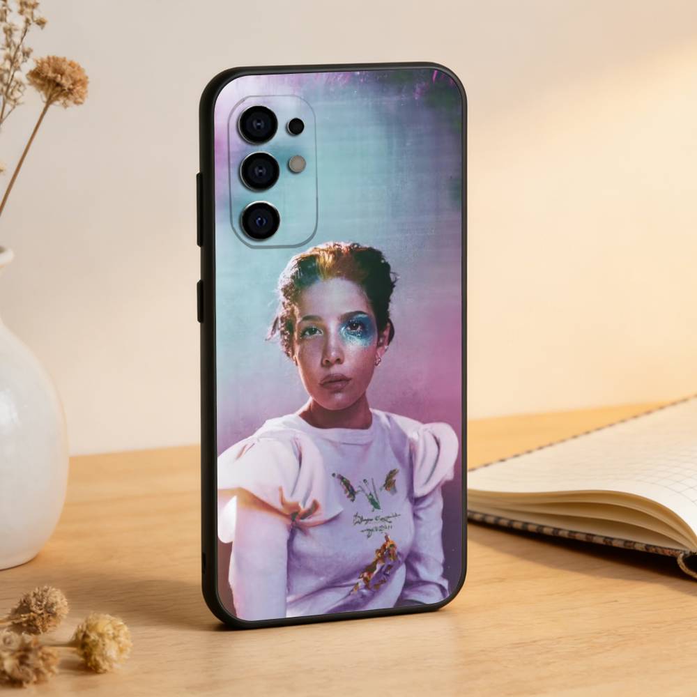 

Singer Halsey Phone Case For Samsung S25,S24,S21,S22,S23,S30,Ultra,S20,Plus,Fe,Soft Silicone Black Cover Samsung S21Ultra