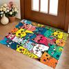 Colorful Cats Living Room Nonslip Area Rug Soft Carpet For Bedroom Game Playroom Sofa Office Home Decor Doormat Christmas Gift C9302111