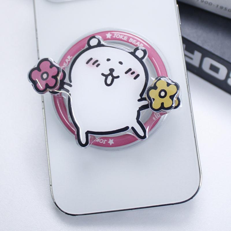 Cute Cartoon Acrylic Phone Grip Custom Magnet Phone Grip Holder Plastic Phone Grip Sockets Price белый