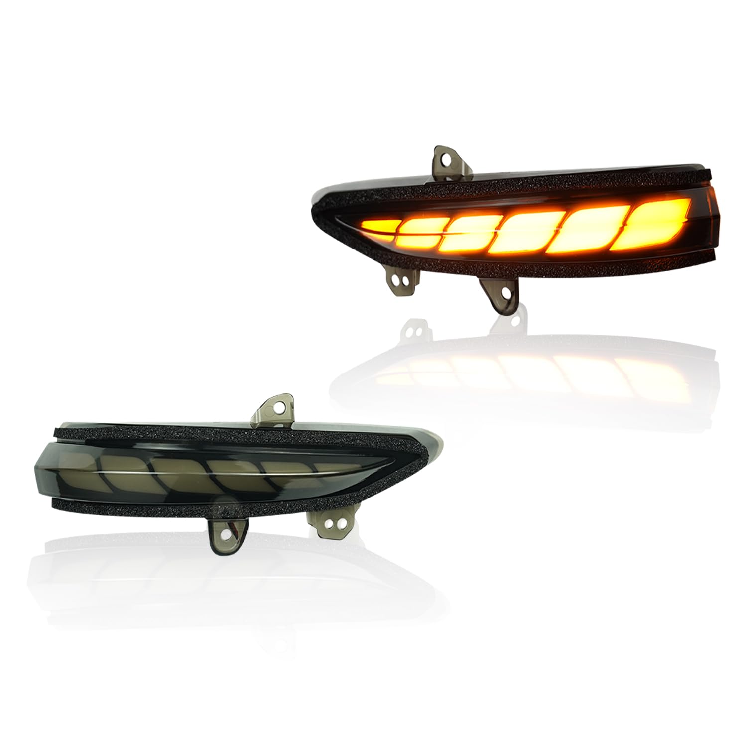 

Модель автомобиля Crown Hybrid Toyota Последовательный указатель поворота на зеркале заднего вида Полное мигание переключаемое Указатель поворота на боковом зеркале Светодиодный плавный указатель поворота Боковое зеркало