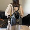 New Soft Leather Texture Armpit Bag High Capacity Women Backpack Versatile Commute Shoulder Tote Bag