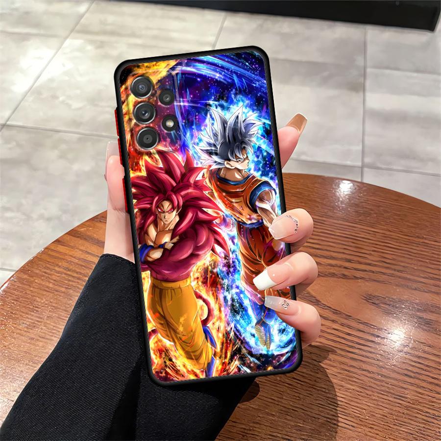 Case for Samsung Galaxy A14 A15 A16 A12 A05 A30 A70 Note 20 Ultra 10+ 9 8 A13 A50 A06 Back Phone Cover Dragon Ball Goku Vegeta