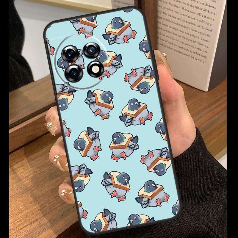 The Pigeons Case For OnePlus 15 13 12 11 10 15R 13R 12R 10T 13T OnePlus Nord 5 CE 4 3 Lite N20 N30 Cover