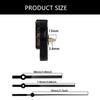 Quiet Quartzs Clock Movement Mechanism with Long Shaft Thread Motor and Metal Hands Kits for Clock Crafting Projects