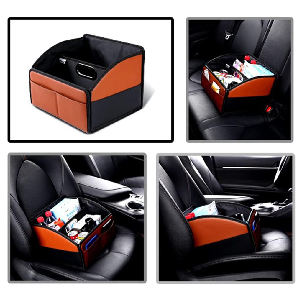 Tinopui Car Storage Large Capacity with Trunk Storage Car Outdoor Convenient Car Accessory Box, Foldable, Dividers, Case, Camping, Use,