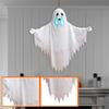 Halloween Glowing Hanging Decoration Sound-Activated Talking Prop for Indoor Outdoor Use