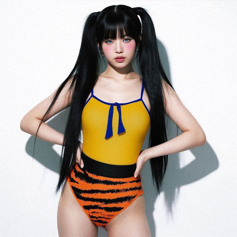 

Internet Celebrity Hits Ins Da Sheng Same Swimsuit Female Personality Monkey King Cartoon Sun Wukong M