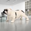 Realistic Large-Size Heart Dog Model: Golden Retriever, Bulldog, Pit Bull for Home or Car Decoration