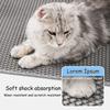60CMX90CM Podložka pod kočičí stelivo Vodotěsná Dvouvrstvá Podložka pod kočičí záchod Podložka pro domácí mazlíčky Kočičí podložka Protiskluzová Písek Kočka Omyvatelná podložka Čistota domácích mazlíčků