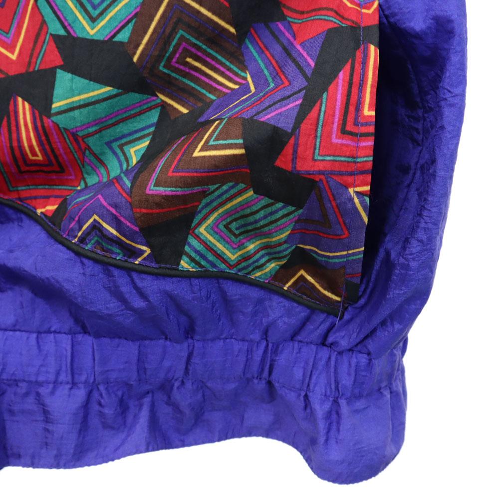 ACTIVESTUDIO 90s Old Long sleeve Nylon jacket L Navy system Men's Used