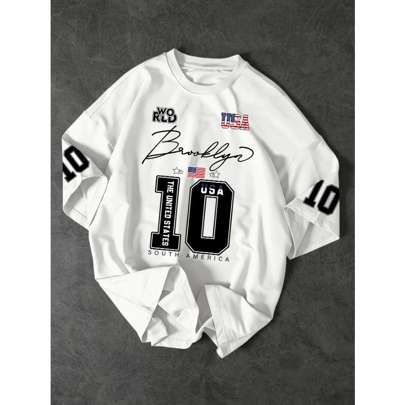 2025 Summer New Men's T-shirt Casual sporty breathable lightweight digital print Men's T-shirt