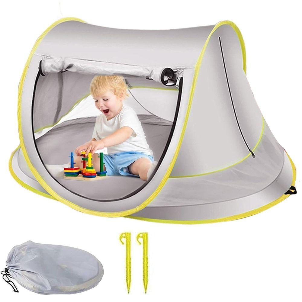 

Раскладной детский пляжный тент, складной детский солнцезащитный козырек, простой в использовании детский солнцезащитный тент для рыбалки