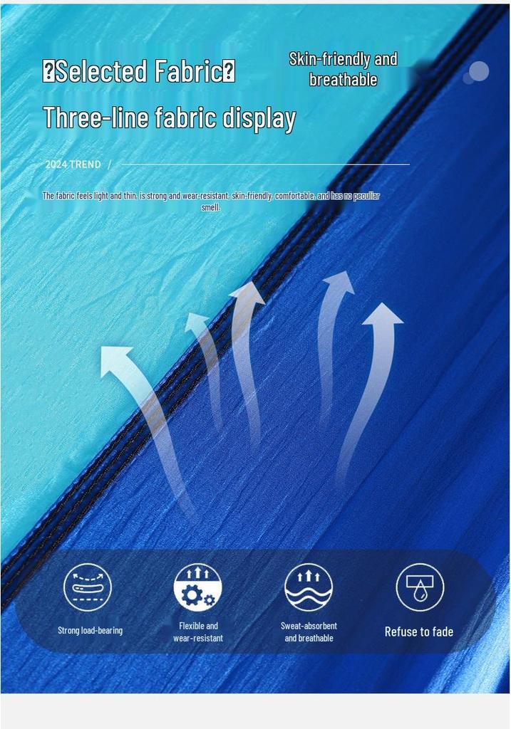 Quick Open Mosquito Net Hammock for Outdoor Camping - Single or Double Person, Anti-Rollover Design with Nisi Fabric.