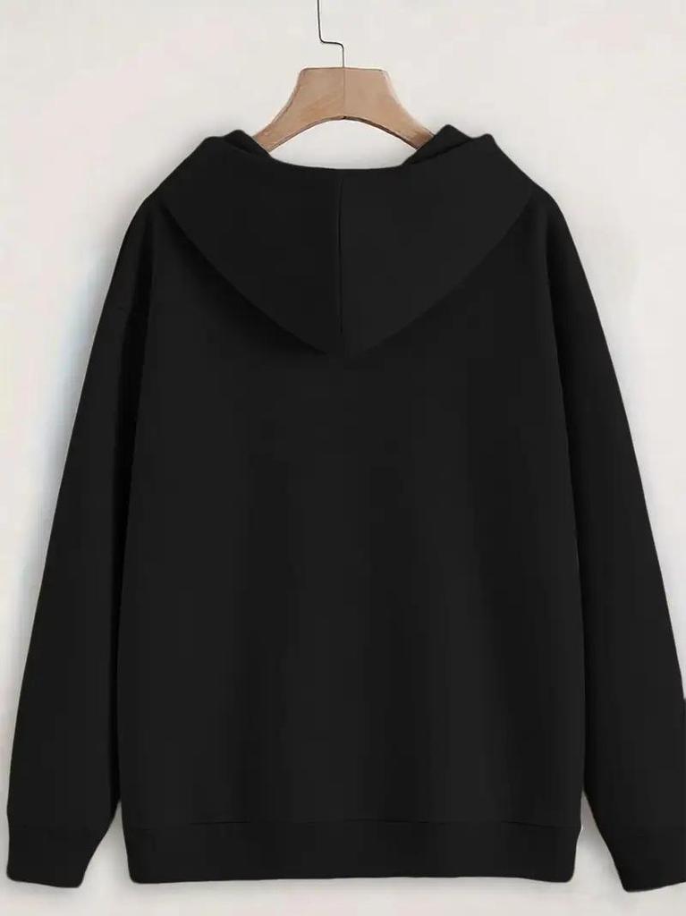 Plus Size Women's Hoodie & Leggings Set