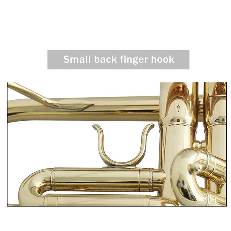 Down-tuning Small Thumb Hook Back Support Trumpet Grip Rings Repair Tool Bracket Finger Buttons Metal Slide Finger Rings