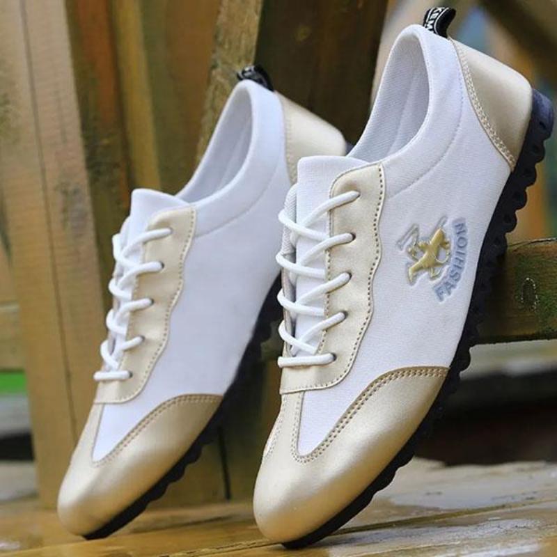 Men's Spring Shoes Trend Canvas Shoes Breathable Sneakers Men's Casual Shoes Lightweight Wear-resistant All-match Sports Shoes