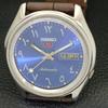 SEIKO 5 AUTOMATIC 7009A VINTAGE JAPAN MENS ARABIC BLUE DIAL WATCH a701667-5 R206c-a701667