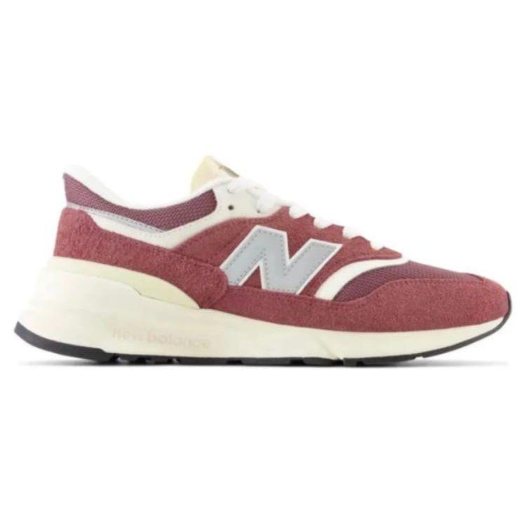 New Balance Unisex 997R Brick Red/Cream/Silver Lifestyle Sneakers U997RCC