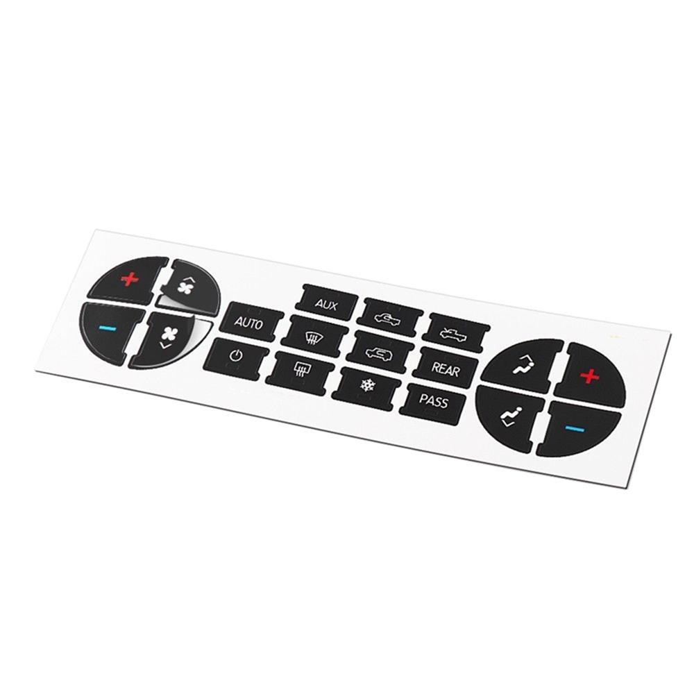 AC Dash Control Button Repair Kit Decal Stickers Replacement For Cheby GMC Buick