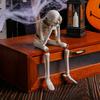 3Pcs/set Halloween Skull Decoration For Home Table Creative Resin Skeleton Ornament Gift 2025 Happy Halloween Party Horror Props
