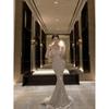 Sexy Pure Desire Sequin Dress Waist Dress Heavy Industry Dinner Dress Engagement Dress