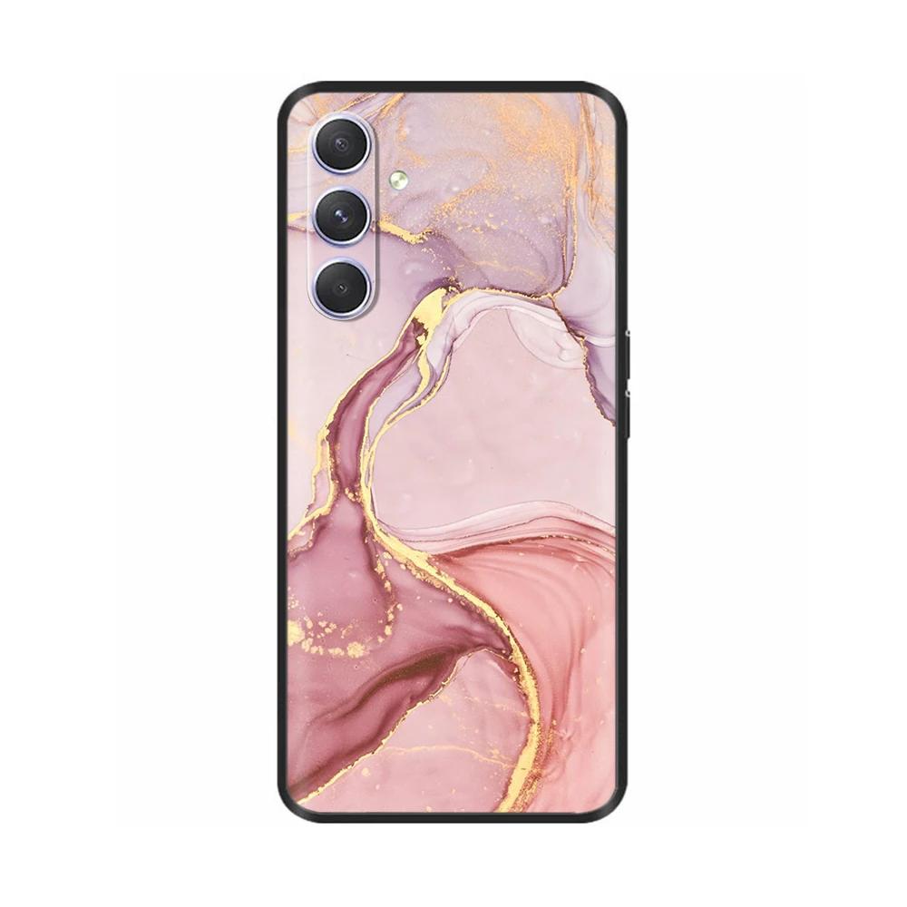 For Samsung Galaxy A34 Case 5G SM-A346B Soft Silicone TPU Phone Case For Samsung A54 5G Back Cover GalaxyA54 A 54 Bumper Para