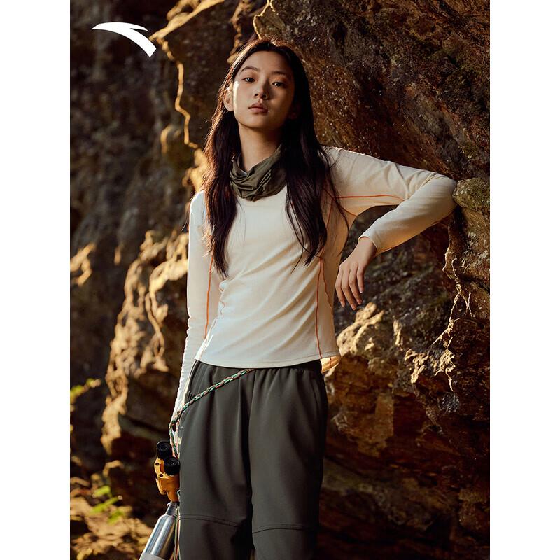 ANTA Women s Earth Shell Quick-Dry Slim Fit Long Sleeve T-shirt 155/XS