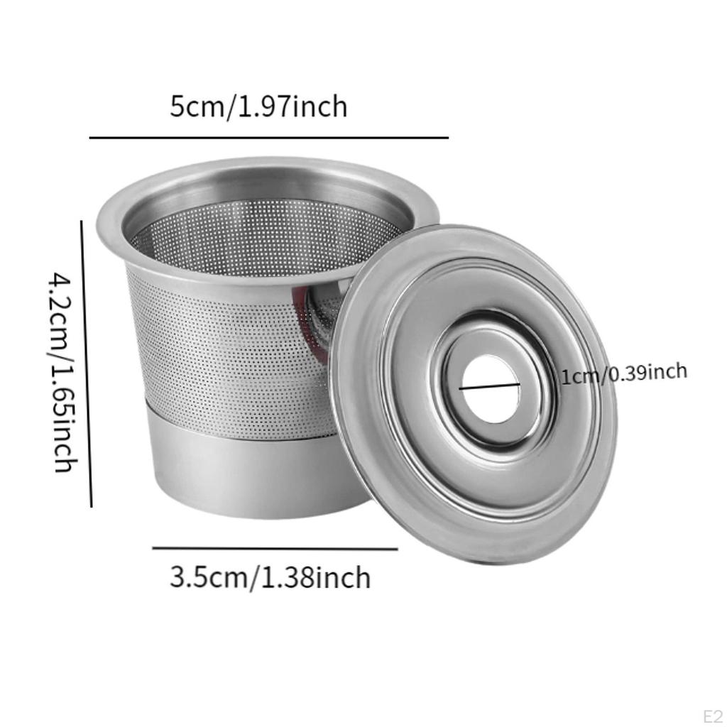 Stainless Steel Coffee Pod Capsule Refill Filter for Home Kitchen Tool