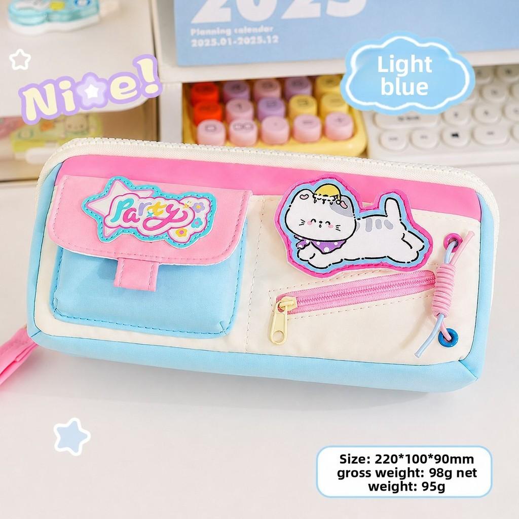 Cute Multi Layer Stationery Organizer With Large Capacity For Students And Kids