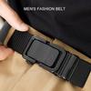 Toothless Nylon Canvas Belt Outdoor Simple Casual All-Match Men's Leather Belt Youth Belt