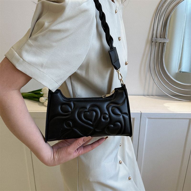 Französisches Design Achseltasche Damen High-End Auto Gefühl Steppung Französische Stick Bag Schultertasche Damentasche