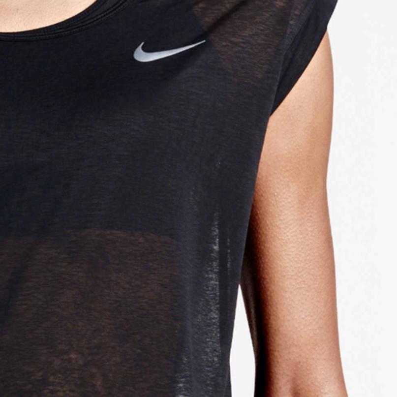 Nike T Shirts Women's Black Crew Neck Moderate Other 719871-010