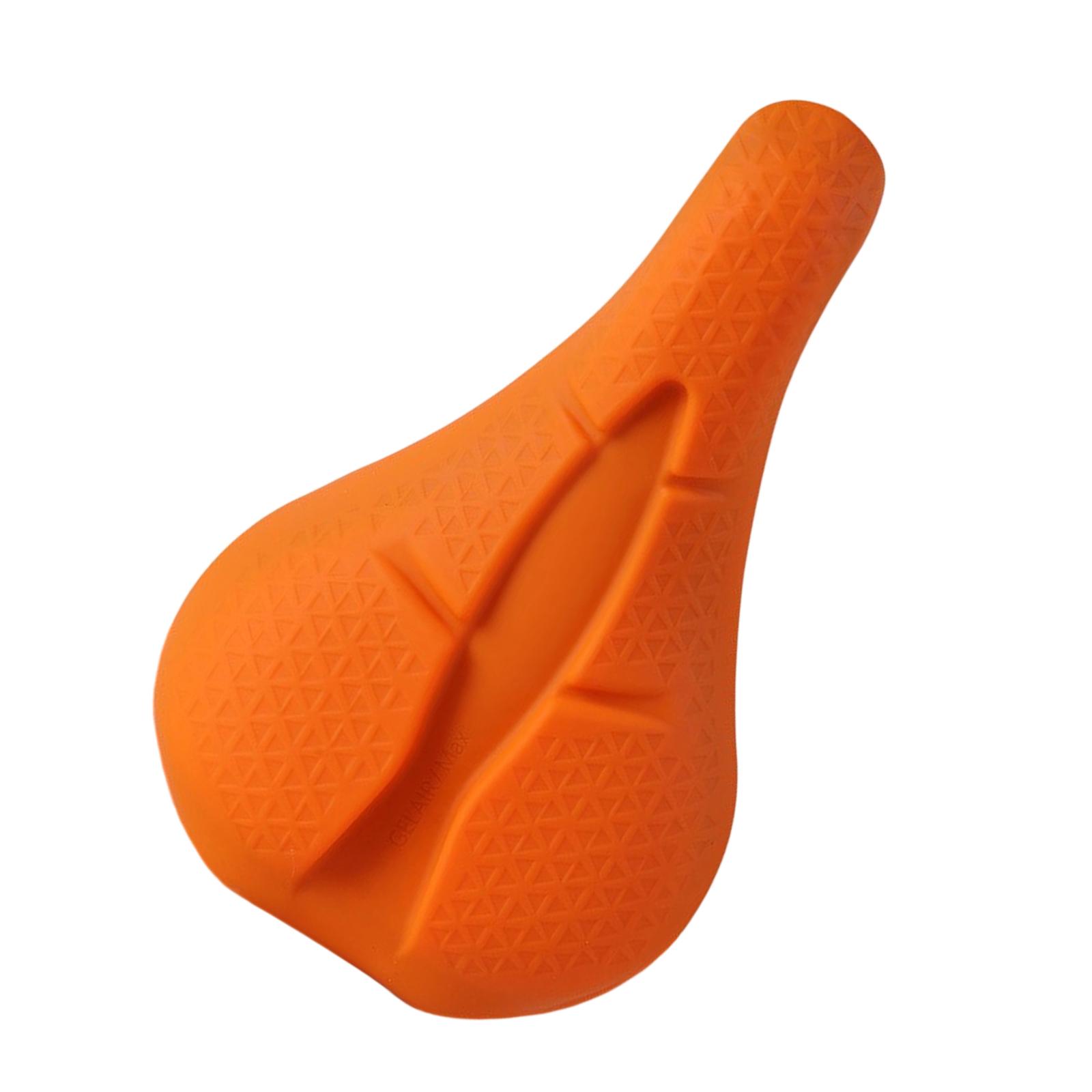 

Сиденья для шоссейных велосипедов Сиденья для велосипедов Амортизация Велосипедные седла для велоспорта Наружные Внутренние Велосипедные Силиконовые Подушки оранжевый