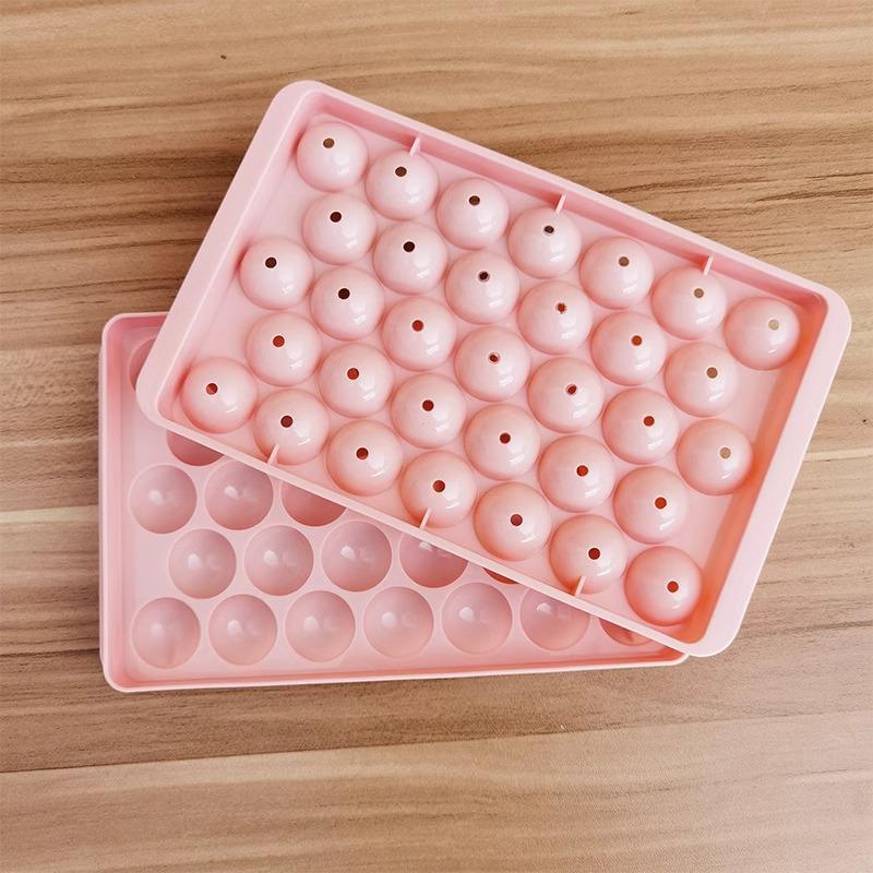 Food Grade Silicone Ice Ball Mold - Round Ice Cube Maker