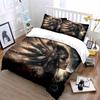 "Bohemian Feather Art Decor Set" Soft Comfortable Duvet Cover Bedding Set Included 1*Duvet Cover & 2*Pillowcases, gift