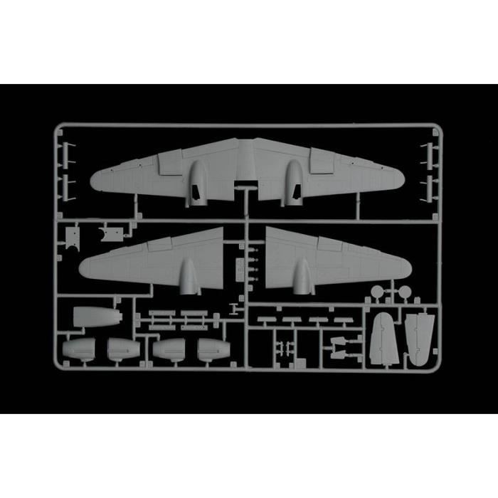 Italeri - maquette avion me 410 a-1 hornisse |italeri|074| 1:72 - ref : 14586