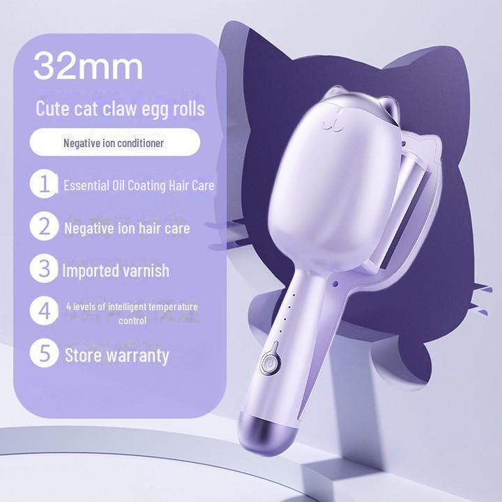 

Щипцы для завивки волос 32 мм: Инструмент для завивки волос Big Wave с дизайном «кошачий коготь», идеально подходит для студентов