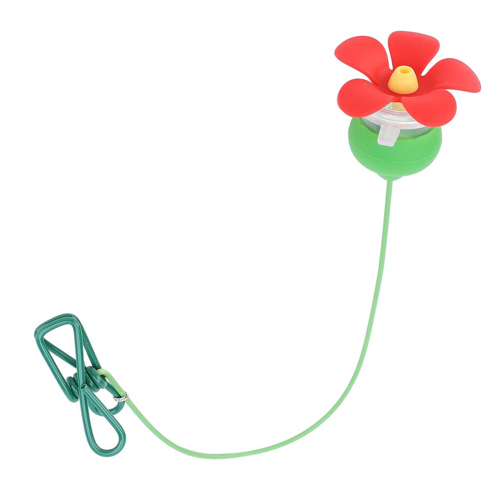 Hut Kolibri Feeder süße Blume flexiblen Stiel Nahaufnahme Hut Clip Vogel Feeder für Kinder Adu