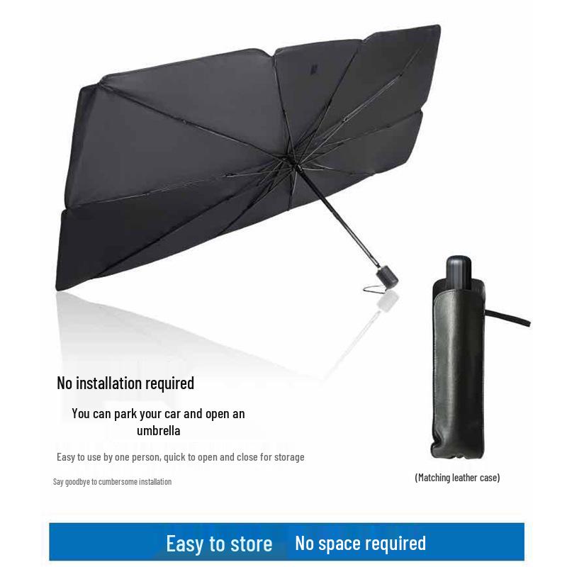 Portable UV Protection Retractable Car Sunshade - Heat Insulation and Sun Shield