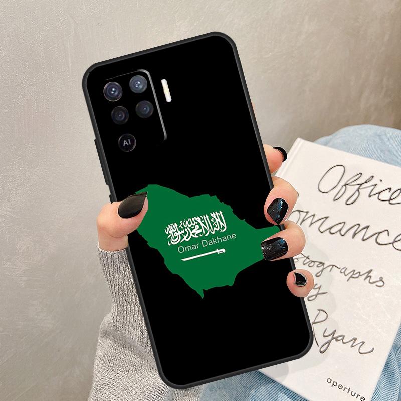 Saudi-Arabien Flagge Hülle Für Oppo A40 A60 A80 A78 A38 A18 A98 A58 A96 A76 A16 A94 A74 A54 A15 A17 A57 A77 A5 Pro