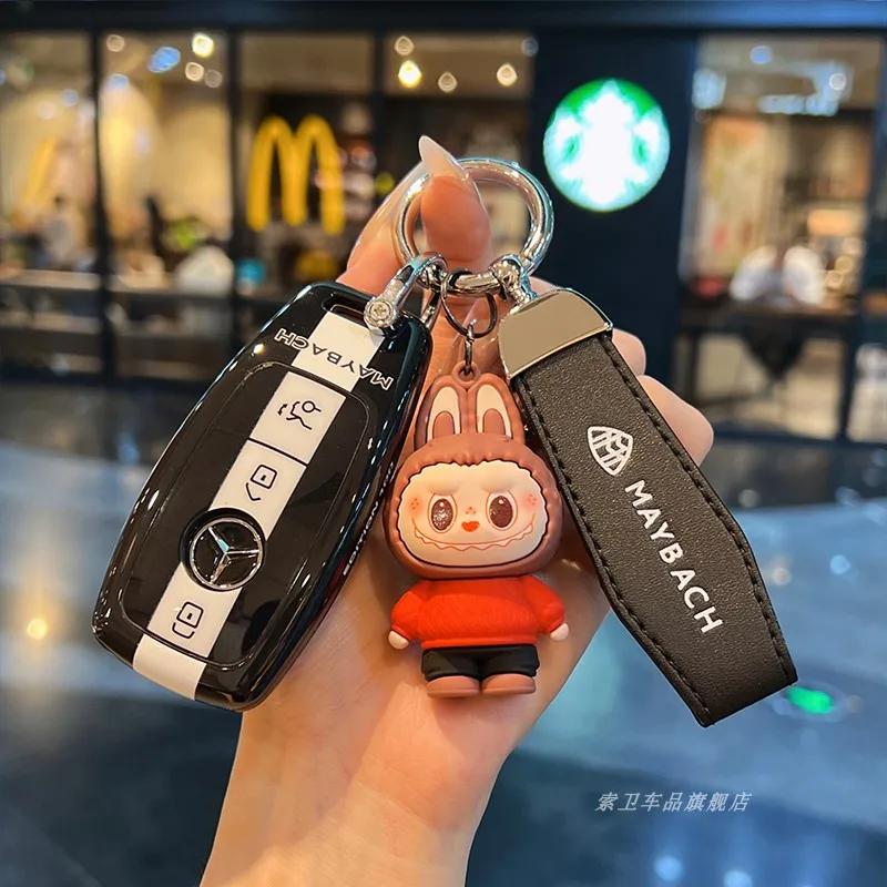 Car Remote Key Case Cover Shell Fob For Mercedes Benz A C E S G Class W177 W205 W213 X167 W222 CLA GLE GLB GLS AMG Maybach QU3