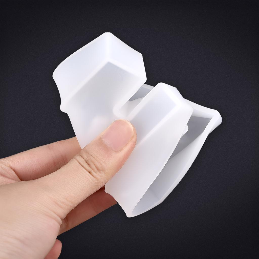 3pcs Heart Shape House Silicone Mold DIY Handmade Houses Plaster Casting Molds Concrete Resin Craft Gift Making Tools Home Decor