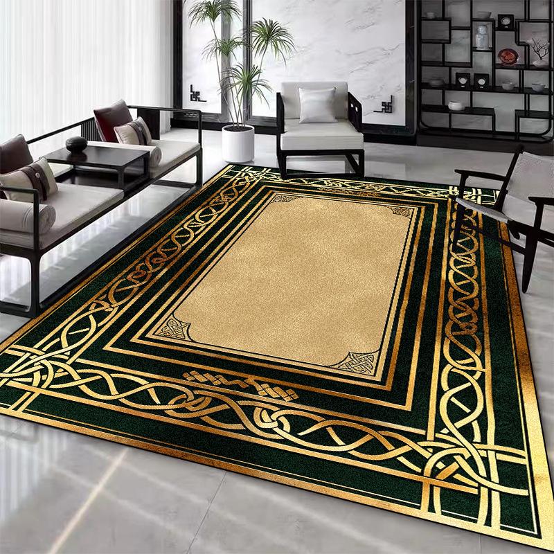 

Розкішний сірий скандинавський килим для вітальні, килим для прикраси, великий м який килим для відпочинку для спальні, прання, протиковзкий килимок для підлоги 100*160cm