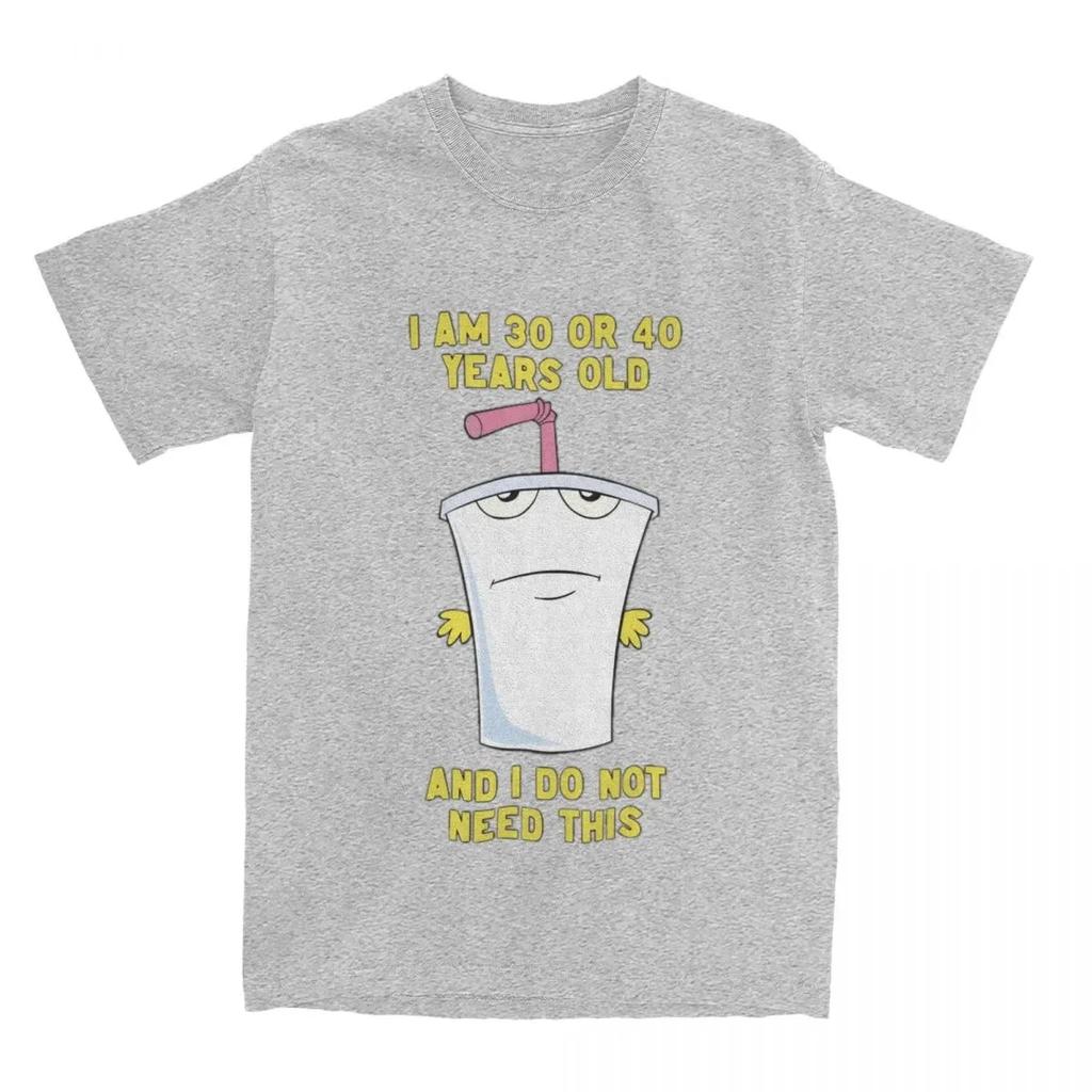30 Albo 40 Aqua Teen Hunger Force ATHF Damska Koszulka Zabawna Koszulka Krótki Rękaw Okrągły Dekolt Koszulka