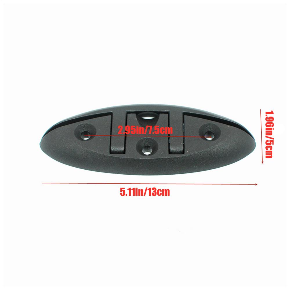 Boat Dock Cleats 5-Inch Foldable Marine Grade Rope Cleat Multifunctional Kayak Boat Accessory Folding Flip-Up Dock Cleat For