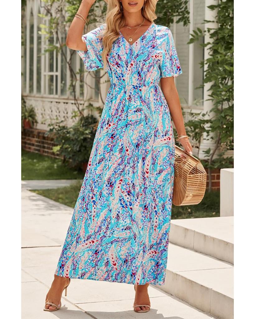 Azura Exchange Rochie maxi cu flori