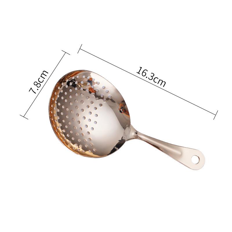 

Джулепный коктейльный стрейнер-шейкер из нержавеющей стали 304 Бармен Вино Напиток Фильтр для кубиков льда Профессиональная барная посуда Барные аксессуары