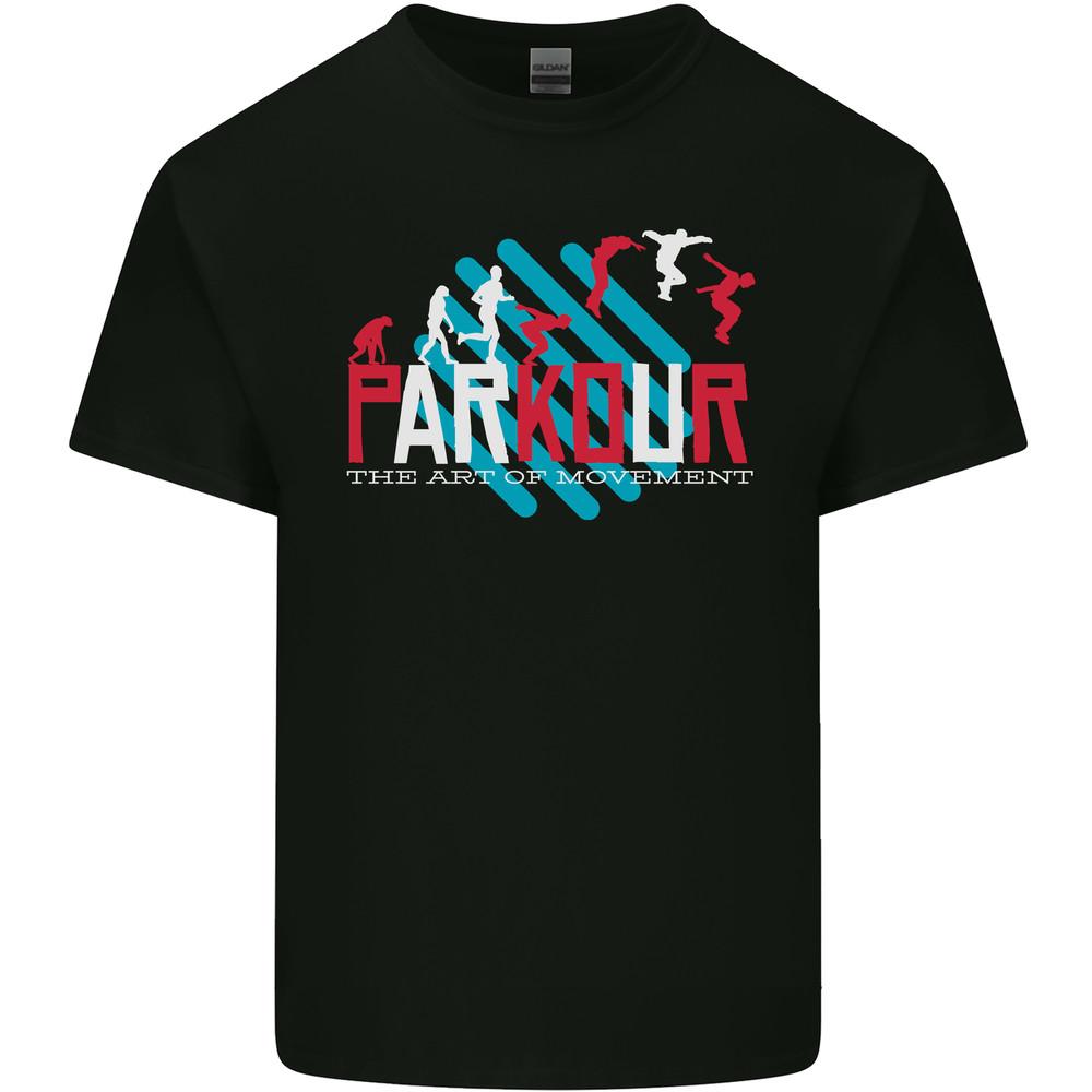 Parkour the Art of Movement Mens Light Cotton T-Shirt Unisex T-Shirt S