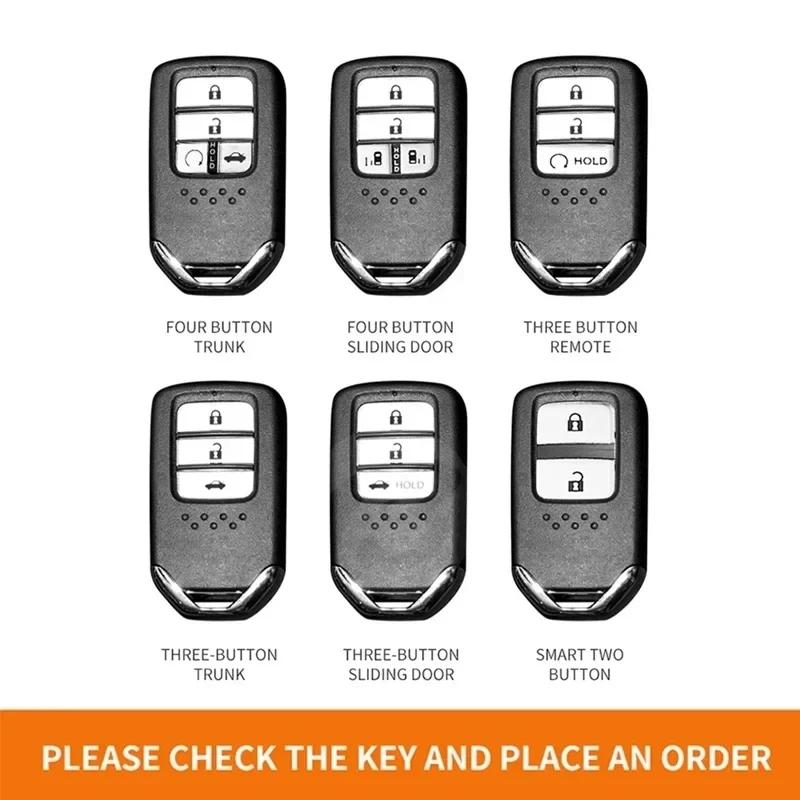 Interior Mouldings For Honda CRV CR-V Fit Civic HR-V HRV City Odyssey XR-V Accord Stepwgn Elysion Pilot Car Key Cover Case Shell